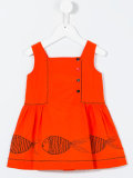 fish print dress