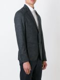 对比拼接西装夹克