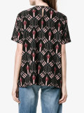 Love Blade print blouse 