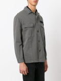 single breasted military jacket