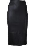stretch high rise skirt
