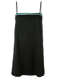 satin-trim tank top