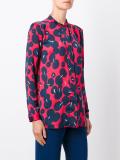 abstract print blouse