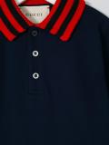 Web collar polo shirt