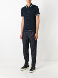 stripe-detail polo shirt