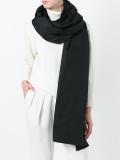 stitching detail scarf