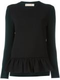 knitted combo top