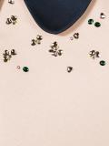embellished shift dress