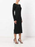 back cut out dress