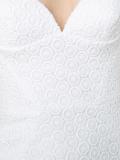 strapless fitted dress