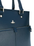 logo pin tote bag 