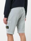 logo patch track shorts 