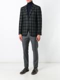 checked blazer