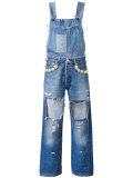 ripped pearl dungarees