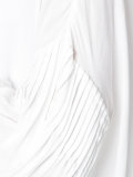 gathered longsleeves shirt dress