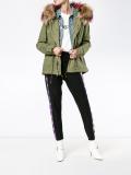 raccoon fur hood unlined parka
