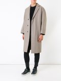 oversized single breasted coat