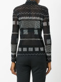 roll neck printed sweatshirt 