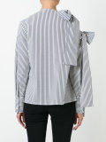 loose-fit striped blouse