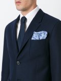 几何印花口袋方巾