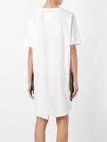 contrast detail dress