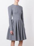 flared pleated dress