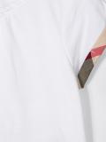 check trim T-shirt