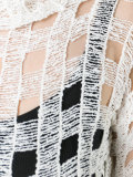 net longsleeved blouse