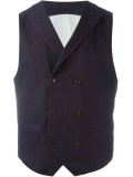 contrast back panel waistcoat