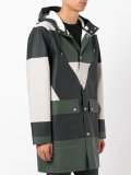 colour block coat 