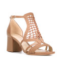 woven heeled sandals