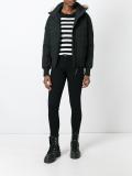fur-trimmed hooded jacket