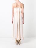 ruffle hem maxi dress