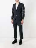 contrast blazer 