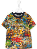 graffiti print T-shirt