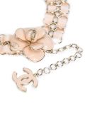 camellia floral ribbon belt
