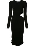 cut-out detailing knitted dress