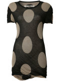 circles print T-shirt 
