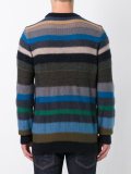 striped crew neck jumper