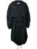hooded midi parka