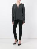 keyhole detail blouse 