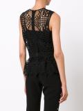 sheer detailing blouse