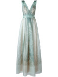 botanical print dress