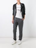 drawstring slim-fit trousers