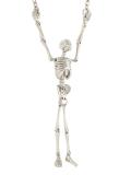 skeleton pendant long necklace