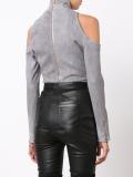 cold shoulder bodysuit