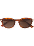 tortoiseshell oval sunglasses