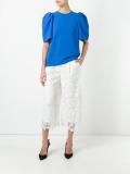 macramé cropped trousers