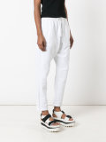 drop-crotch sweatpants