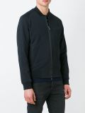 zipped bomber jacket 